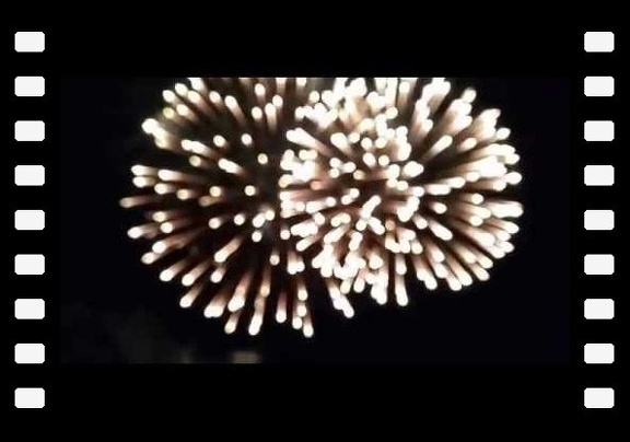 Fireworks at Longues-sur-Mer