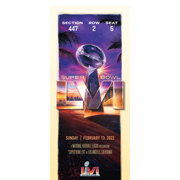 NFL Super Bowl LVI Virtual Commemorative Ticket_Front.png
